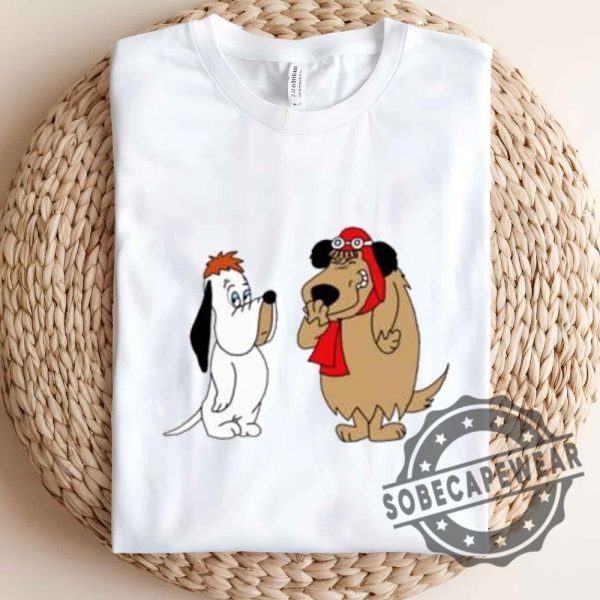 New Rare Droopy Dog And Muttley Heavy Cotton Unisex Shirt Tshirt Sweatshirt Hoodie sobecapewear 3