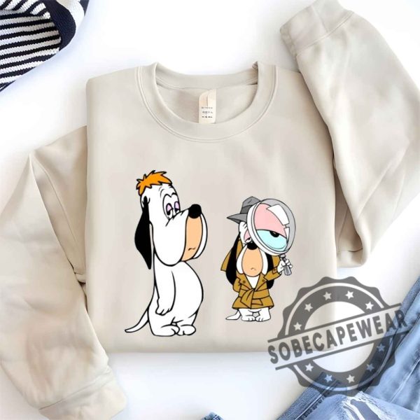 Droopy Detective Dog Cartoon Character Short Sleeve Shirt Tshirt Sweatshirt Hoodie sobecapewear 1