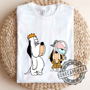 Droopy Detective Dog Cartoon Character Short Sleeve Shirt Tshirt Sweatshirt Hoodie sobecapewear 3