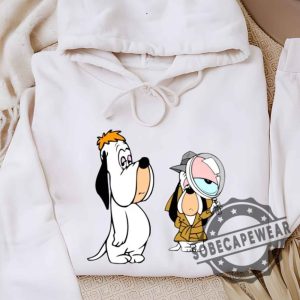 Droopy Detective Dog Cartoon Character Short Sleeve Shirt Tshirt Sweatshirt Hoodie sobecapewear 4