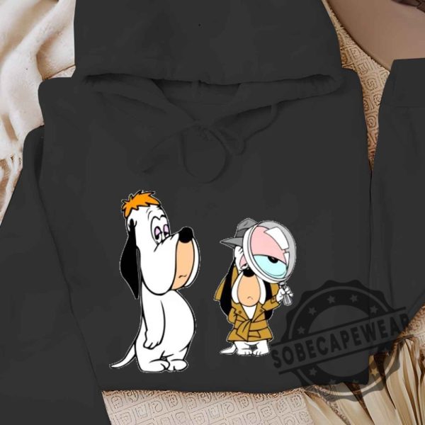 Droopy Detective Dog Cartoon Character Short Sleeve Shirt Tshirt Sweatshirt Hoodie sobecapewear 5