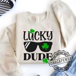 Shein Toddler Boys St. Patricks Day Sunglasses Clover Graphic Print Unisex Shirt Tshirt Sweatshirt Hoodie sobecapewear 1