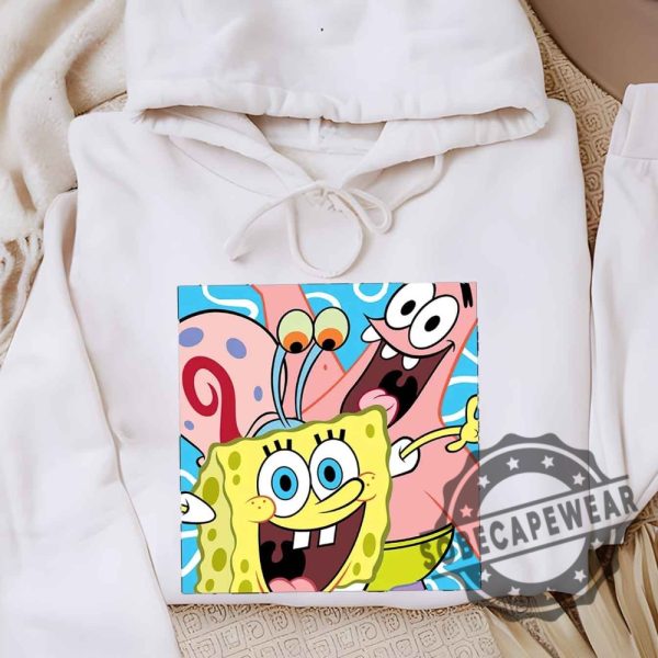 Spongebob Squarepantspatrick Garyshort Sleeve Graphic Unisex Shirt Tshirt Sweatshirt Hoodie sobecapewear 4