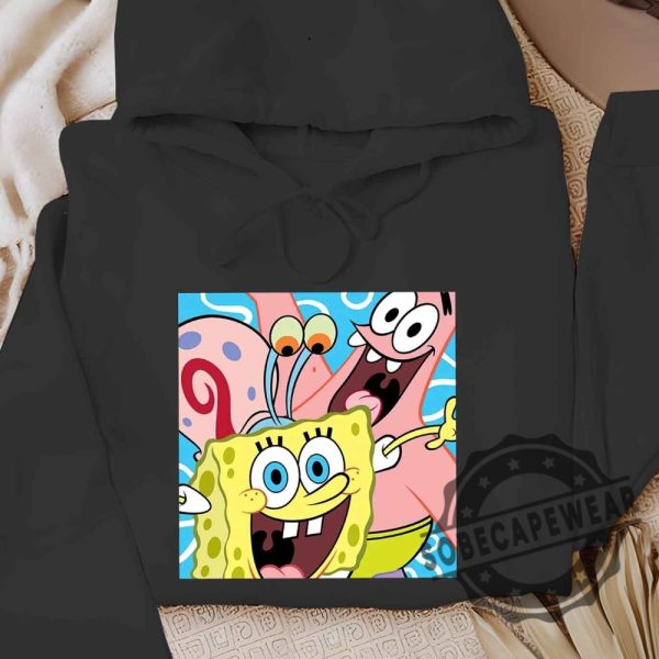 Spongebob Squarepantspatrick Garyshort Sleeve Graphic Unisex Shirt Tshirt Sweatshirt Hoodie sobecapewear 5