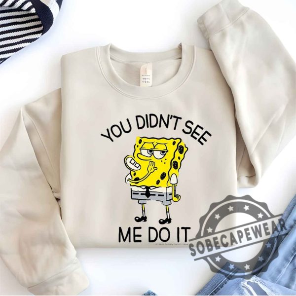 You Didnt See Me Do Itshort Sleeve Graphic Unisex Shirt Tshirt Sweatshirt Hoodie sobecapewear 1