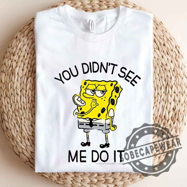 You Didnt See Me Do Itshort Sleeve Graphic Unisex Shirt Tshirt Sweatshirt Hoodie sobecapewear 3