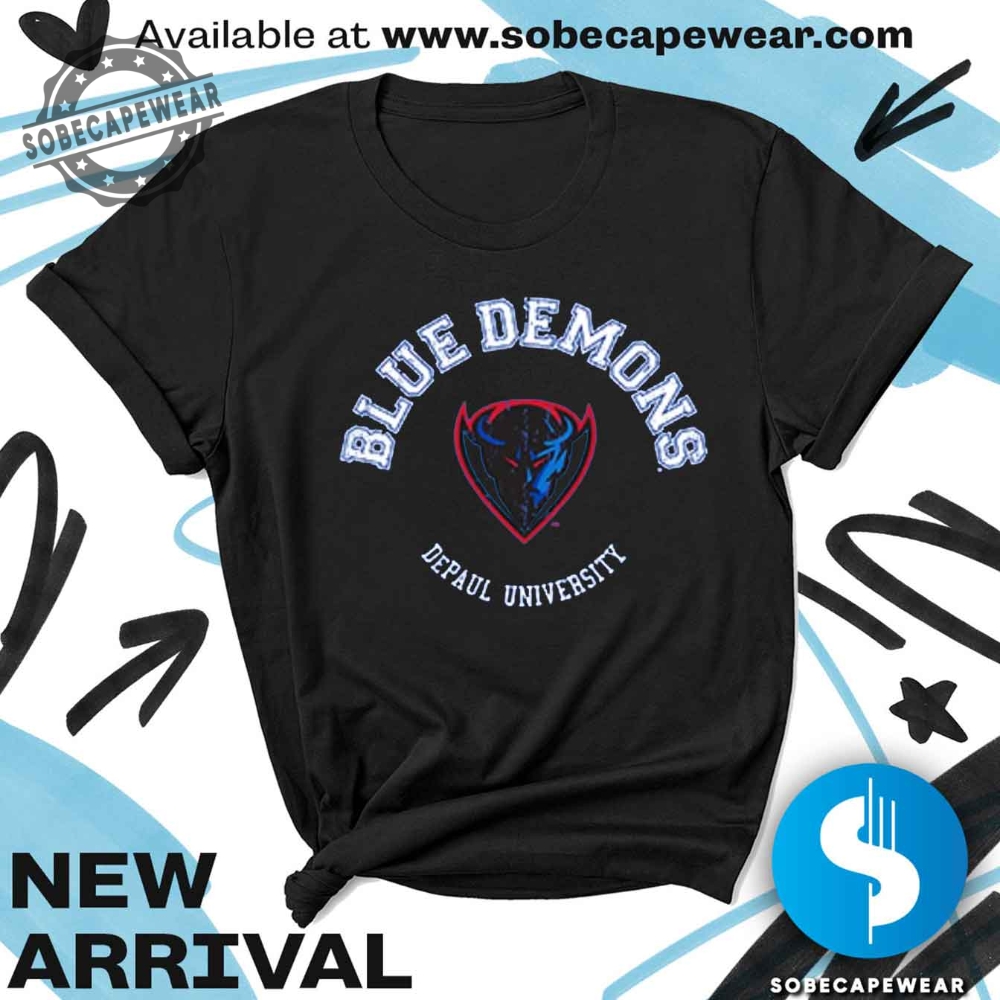 Depaul University Blue Demons Ncaa Cotton College Football Tee Unisex Shirt Tshirt Sweatshirt Hoodie