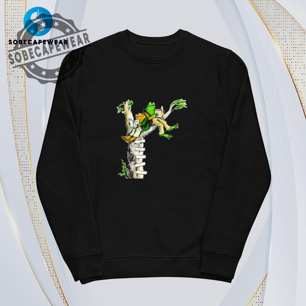 Two Frogs Reading Books On Tree Shirt 5 Two frogs reading books on tree Shirt