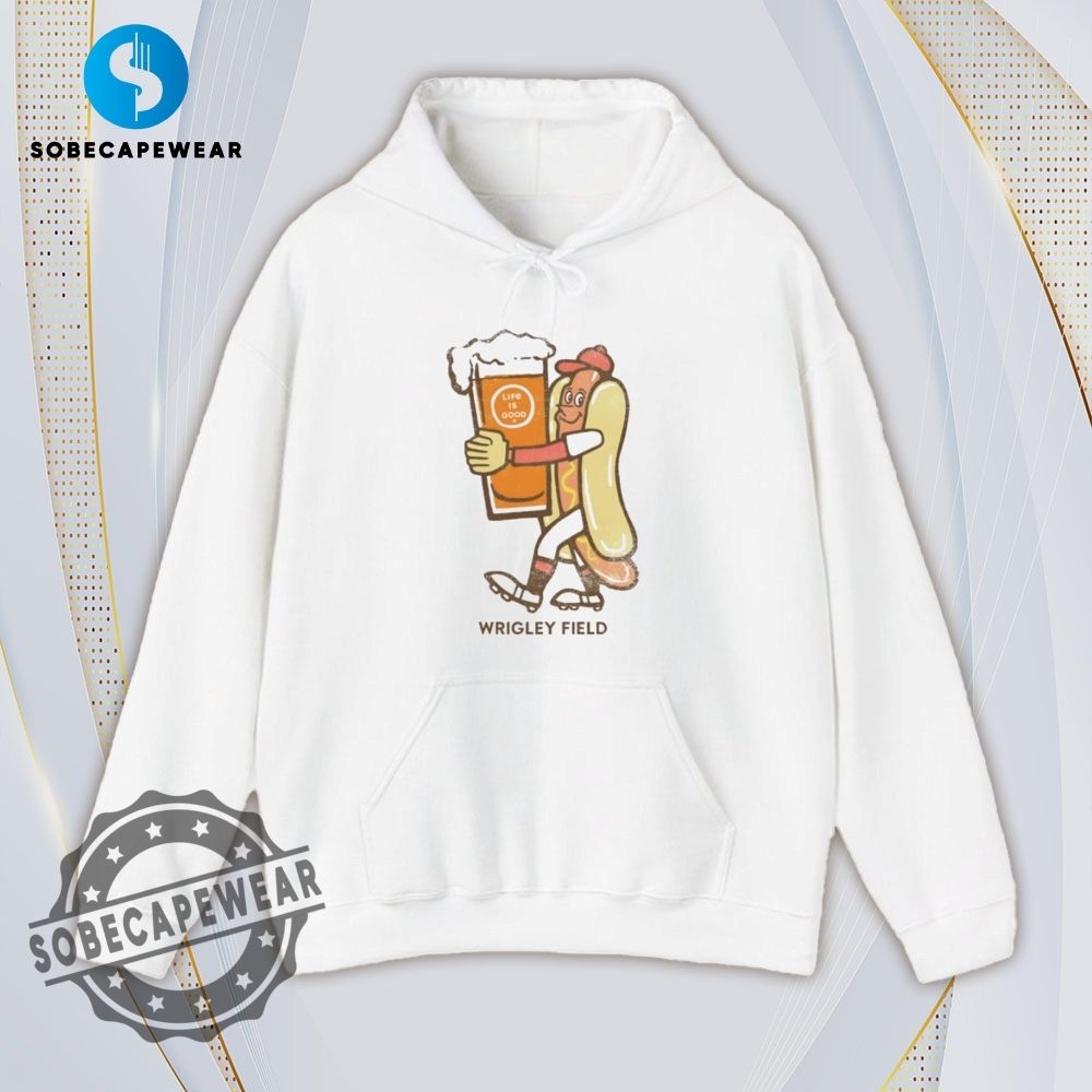 Beer And Hotdog Wrigley Field Shirt Hoodie Sweatshirt Vintage 4 Beer and hotdog Wrigley Field Shirt Hoodie Sweatshirt Vintage