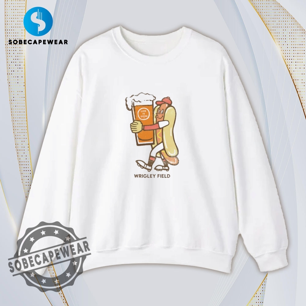 Beer And Hotdog Wrigley Field Shirt Hoodie Sweatshirt Vintage 5 Beer and hotdog Wrigley Field Shirt Hoodie Sweatshirt Vintage