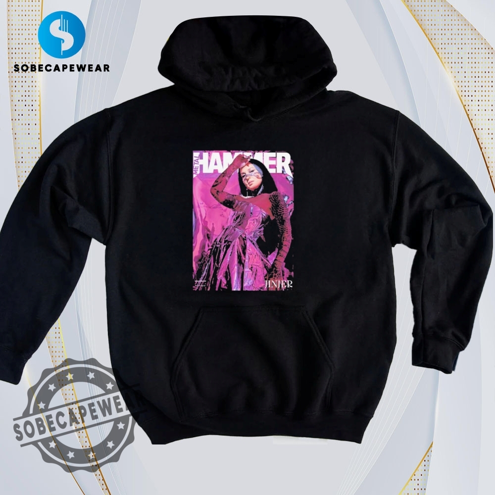 T-Shirts With Prints That Speak Louder Than Words 19 Hammer Issue 398 Jinjer X Metal Hammer Duel Metal Shirt Hoodie Sweatshirt Vintage
