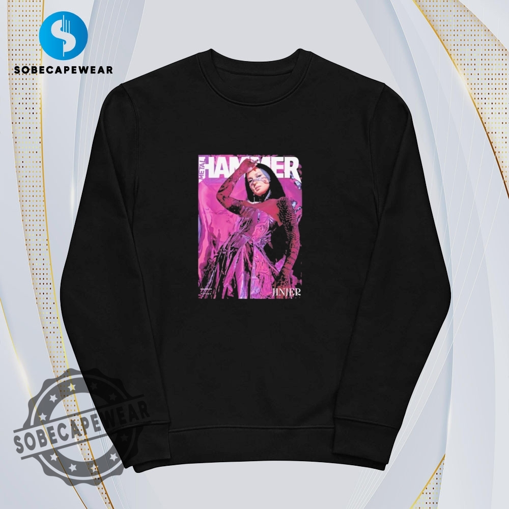 Hammer Issue 398 Jinjer X Metal Hammer Duel Metal Shirt Hoodie Sweatshirt Vintage 5 Hammer Issue 398 Jinjer x Metal Hammer Duel Metal Shirt Hoodie Sweatshirt Vintage