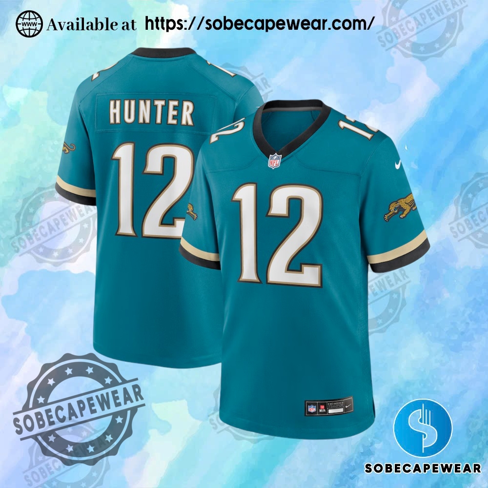 Inside the Latest Jersey Releases from Top Teams 7 Mens Jacksonville Jaguars Travis Hunter Nike Teal 2025 Nfl Draft First Round Pick 2Nd Alternate Game Jersey