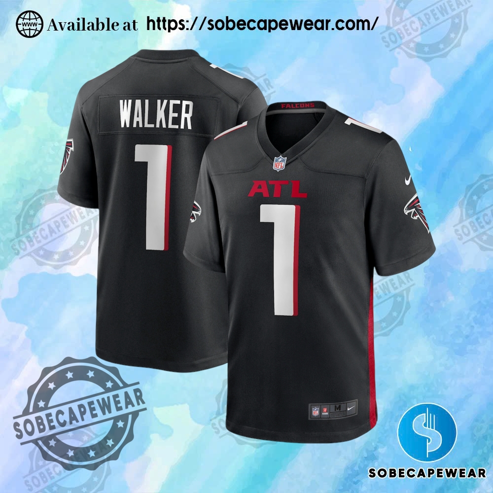 New Jersey Drops You Can’t Miss This Month 12 Mens Atlanta Falcons Jalon Walker Nike Black 2025 Nfl Draft First Round Pick Game Jersey
