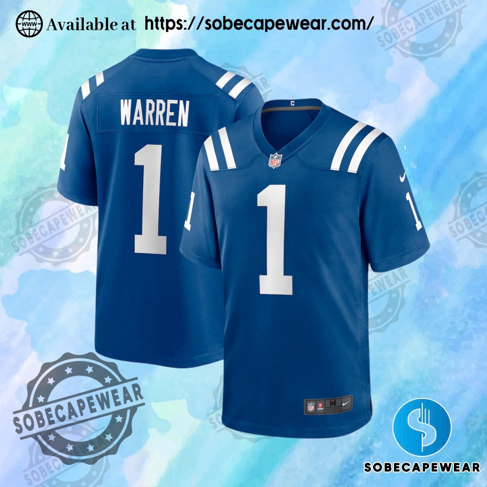 New Jersey Drops You Can’t Miss This Month 15 Mens Indianapolis Colts Tyler Warren Nike Royal 2025 Nfl Draft First Round Pick Game Jersey