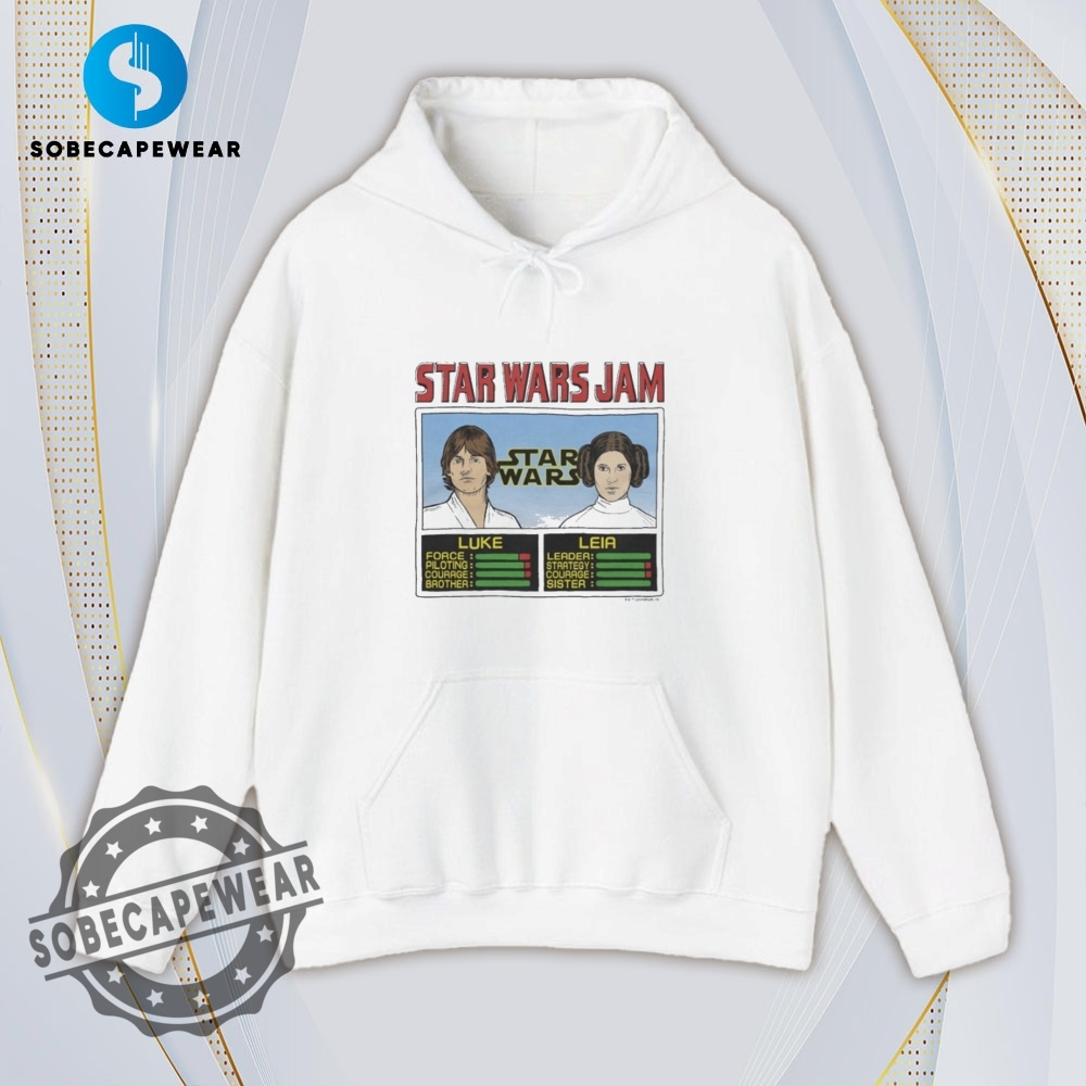 Jam Luke And Leia Star Wars Shirt Hoodie Sweatshirt Vintage 4 Jam Luke And Leia Star Wars Shirt Hoodie Sweatshirt Vintage