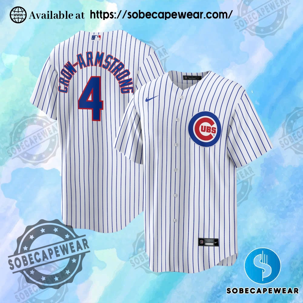 Pete Crow Armstrong Chicago Cubs Nike Home Replica 1.0 White Jersey