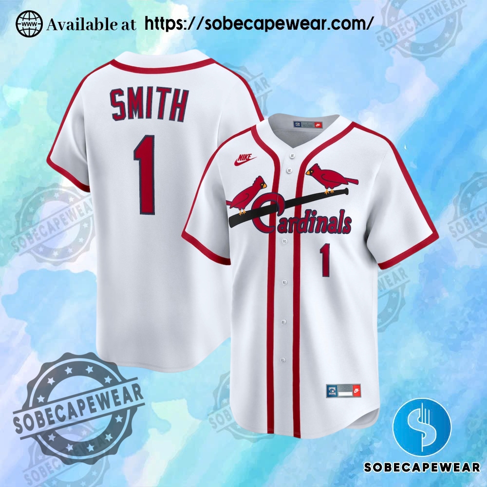 These New Jerseys Are Defining the 2025 Season 4 Ozzie Smith St. Louis Cardinals Nike Throwback Cooperstown Collection Limited White Jersey