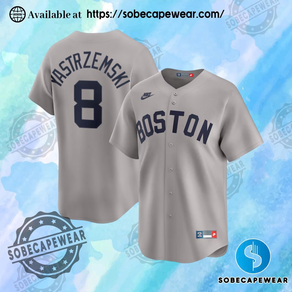 These New Jerseys Are Defining the 2025 Season 7 Carl Yastrzemski Boston Red Sox Nike Throwback Cooperstown Collection Limited Gray Jersey