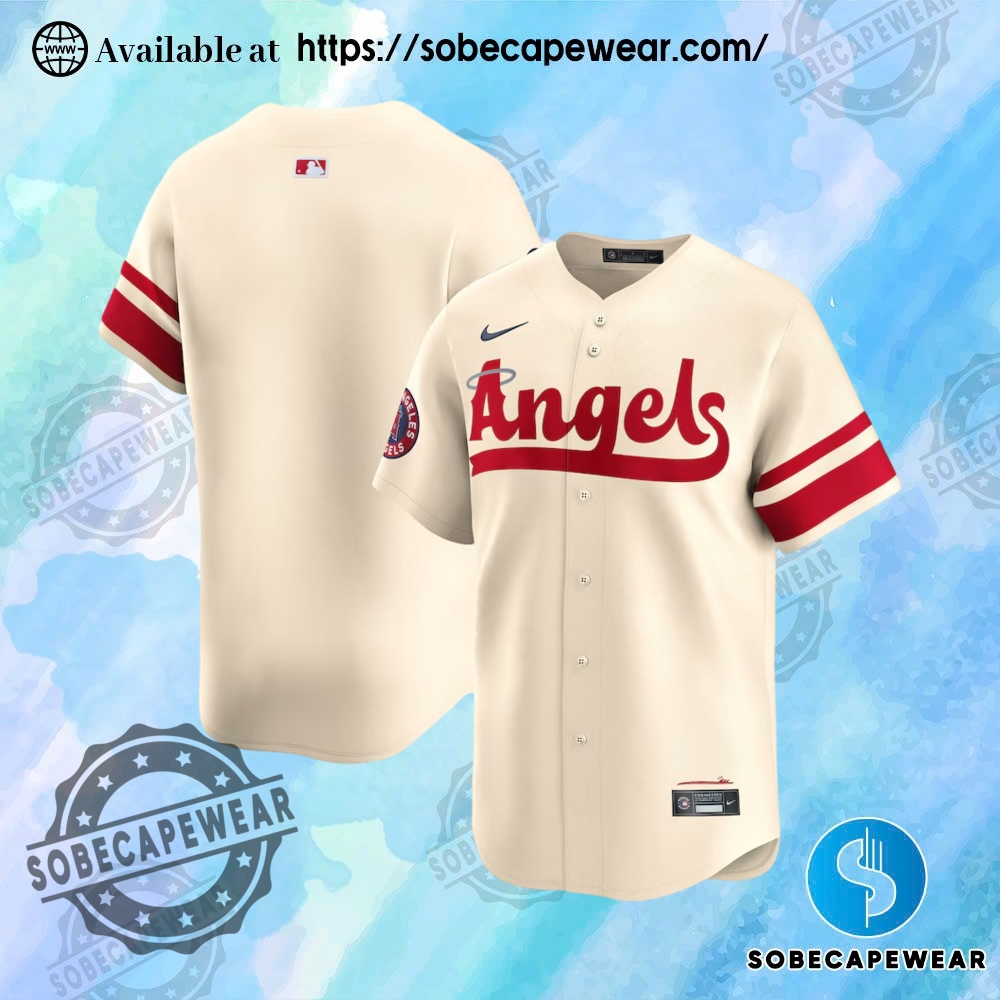 These New Jerseys Are Defining the 2025 Season 12 Los Angeles Angels Nike City Connect Limited Cream Jersey