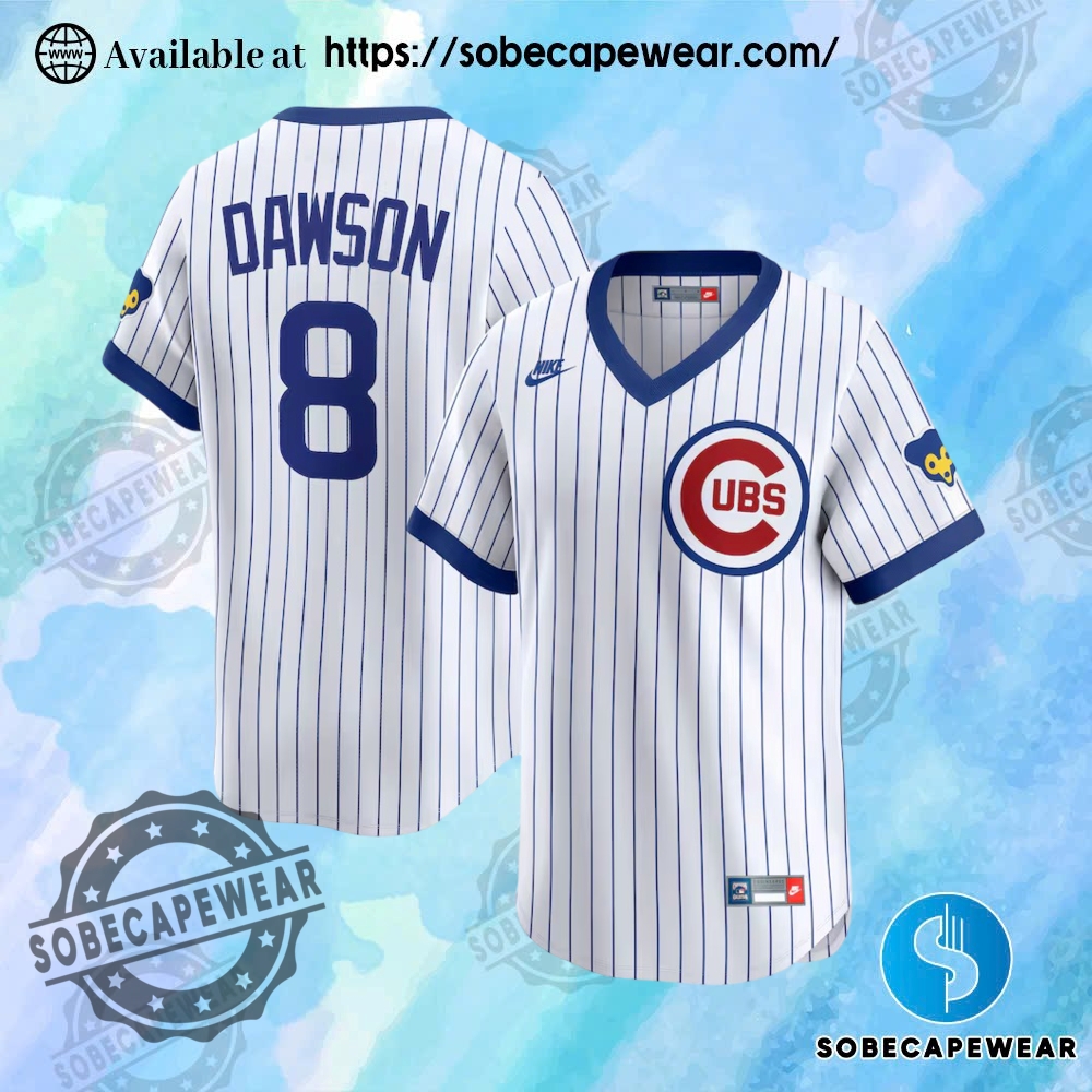 These New Jerseys Are Defining the 2025 Season 14 Andre Dawson Chicago Cubs Nike Throwback Cooperstown Collection Limited White Jersey