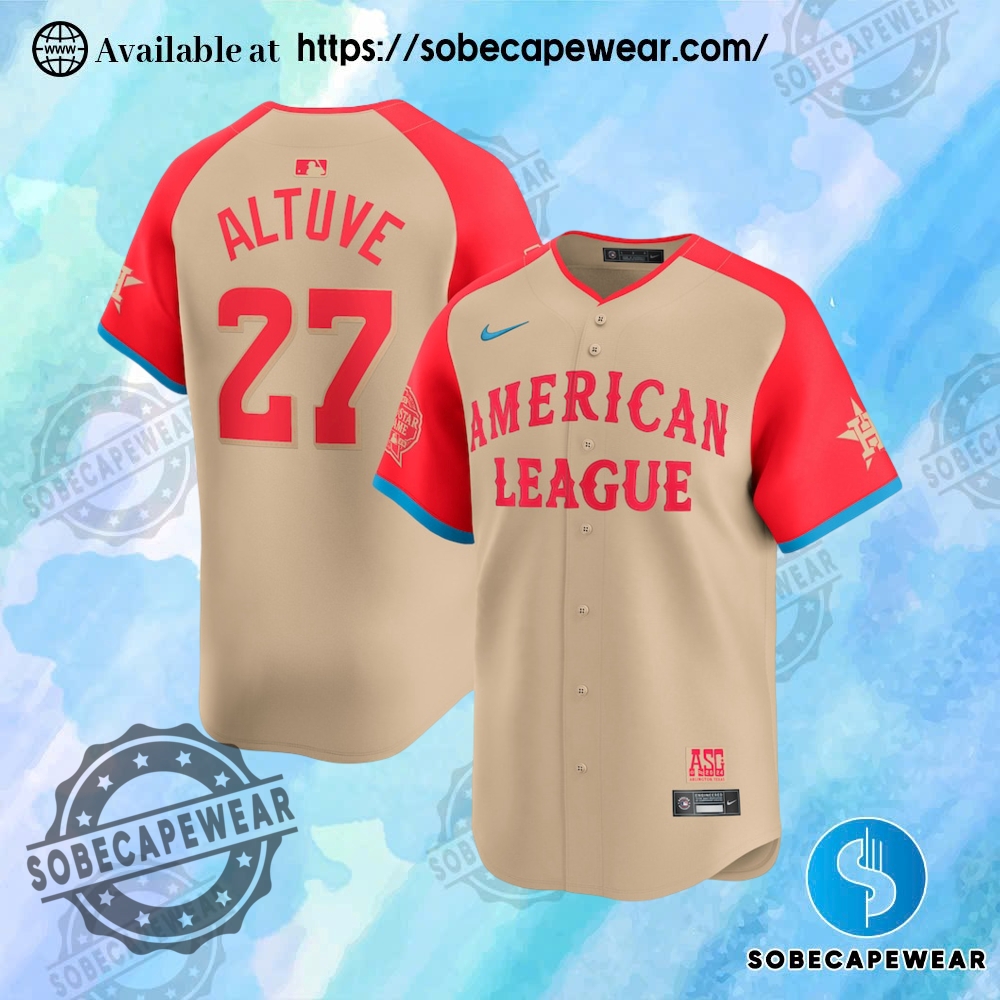 These New Jerseys Are Defining the 2025 Season 16 Jose Altuve American League Nike 2024 Mlb Allstar Game Limited Player Cream Jersey