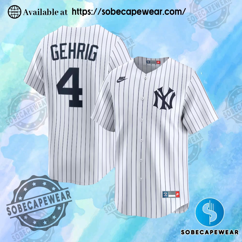 These New Jerseys Are Defining the 2025 Season 20 Lou Gehrig New York Yankees Nike Throwback Cooperstown Collection Limited White Jersey