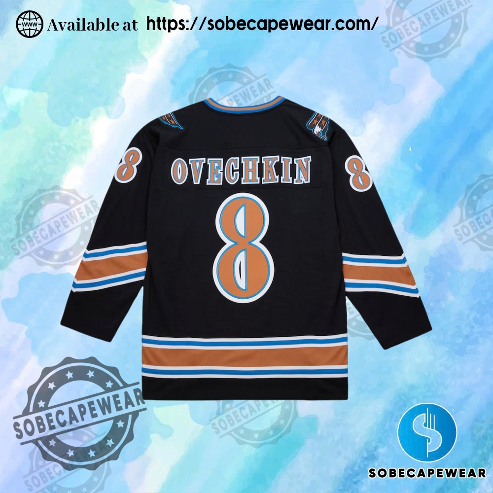 Mens Mitchell Ness Alexander Ovechkin Black Washington Capitals Power Play Jersey 3 Mens Mitchell Ness Alexander Ovechkin Black Washington Capitals Power Play Jersey sobecapewear 2