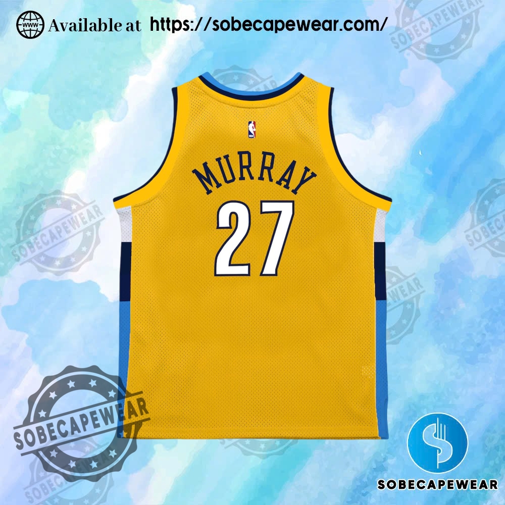 Mens Jamal Murray Gold Denver Nuggets Swingman Jersey 3 Mens Jamal Murray Gold Denver Nuggets Swingman Jersey sobecapewear 2