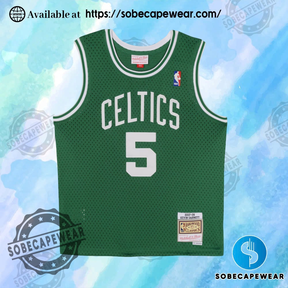 Kevin Garnett Kelly Green Boston Celtics 200708 Swingman Jersey sobecapewear 1