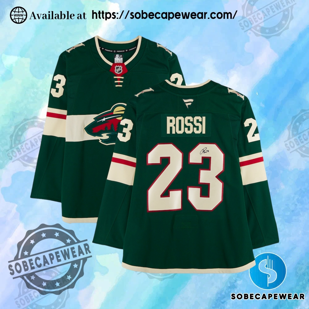 Which 2025 Jerseys Are Winning Fan Approval? 5 Marco Rossi Minnesota Wild Autographed Fanatics Authentic Green Fanatics Premium Jersey