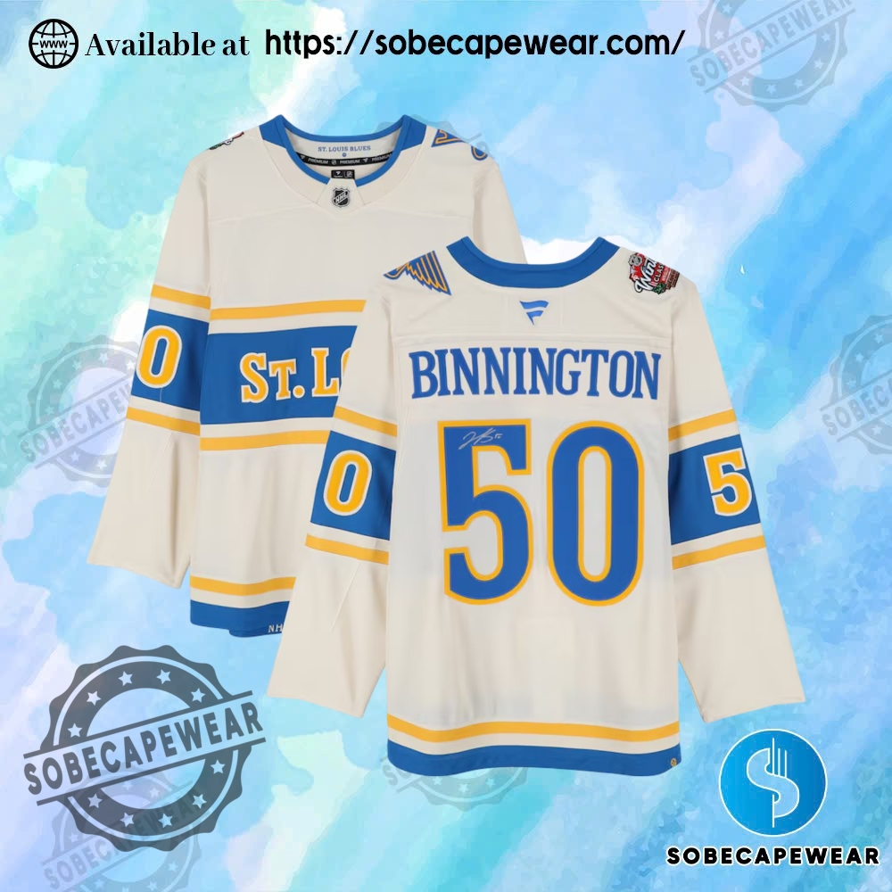 Which 2025 Jerseys Are Winning Fan Approval? 11 Jordan Binnington St. Louis Blues Autographed Fanatics Authentic 2025 Winter Classic Cream Fanatics Premium Jersey
