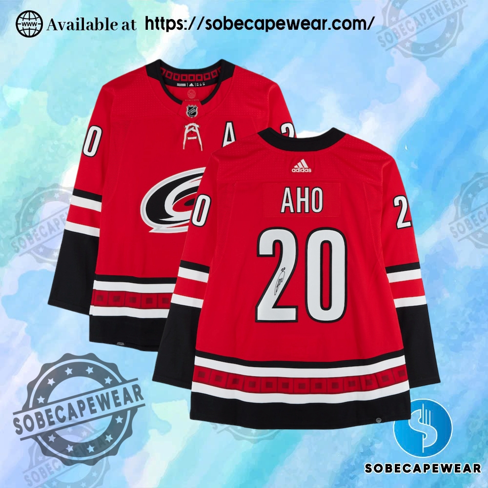 Which 2025 Jerseys Are Winning Fan Approval? 17 Sebastian Aho Carolina Hurricanes Autographed Fanatics Authentic Red Adidas Jersey