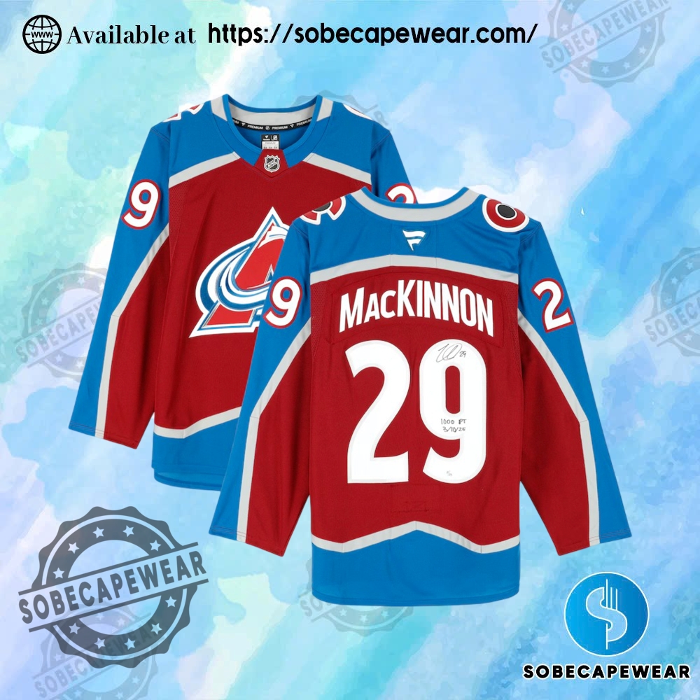 Which 2025 Jerseys Are Winning Fan Approval? 19 Nathan Mackinnon Colorado Avalanche Autographed Fanatics Authentic Burgundy Fanatics Premium Jersey Limited Edition Of 25