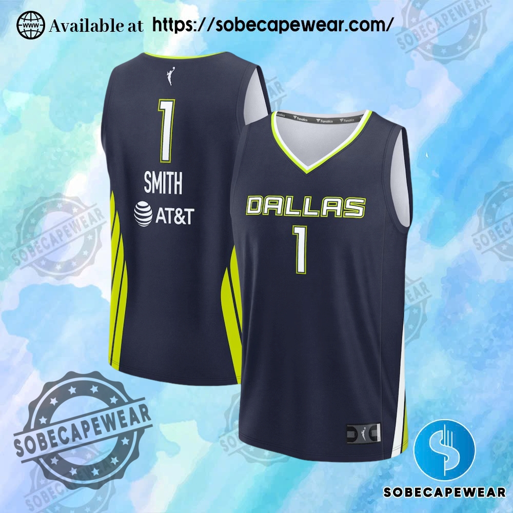 Which 2025 Jerseys Are Winning Fan Approval? 34 Fanatics Nalyssa Smith Dallas Wings Youth Navy Explorer Edition Fast Break Replica Jersey