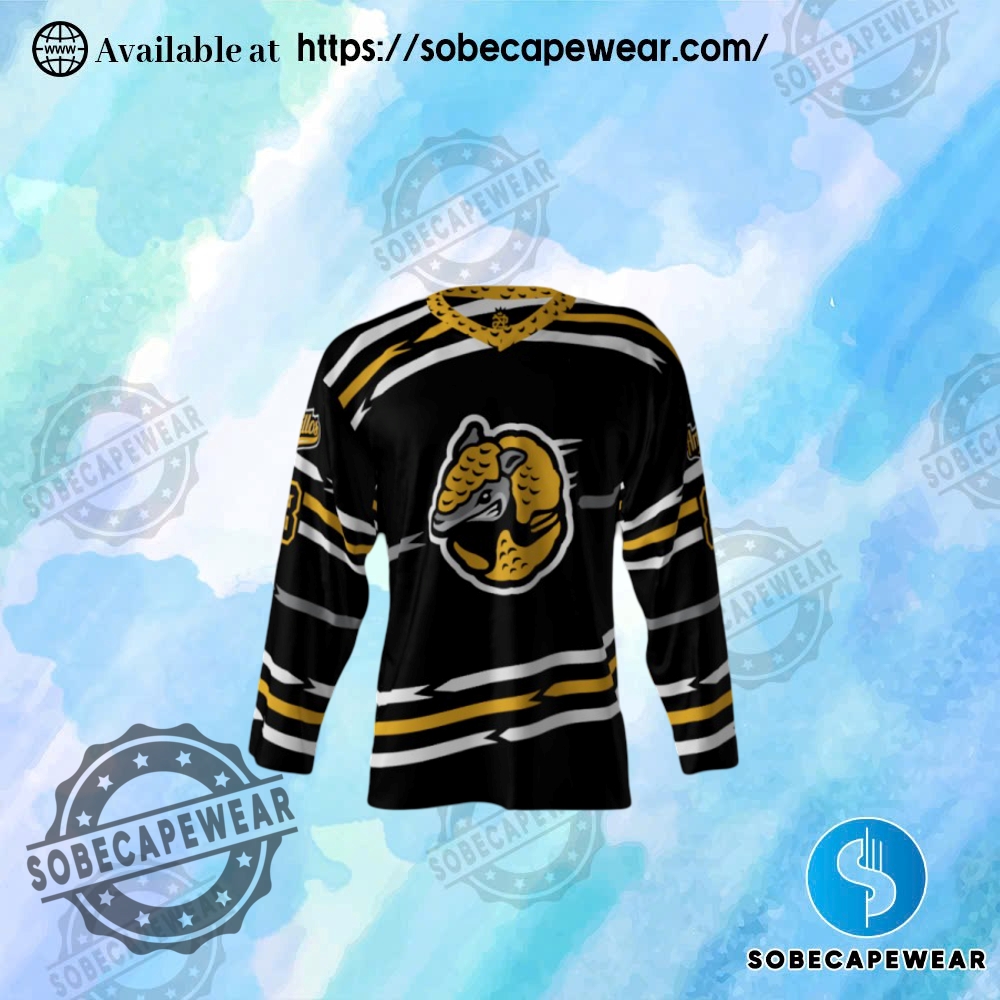 Latest Jersey Reveals That Are Turning Heads 16 Sleek Black Hockey Jersey For Armadillos Players