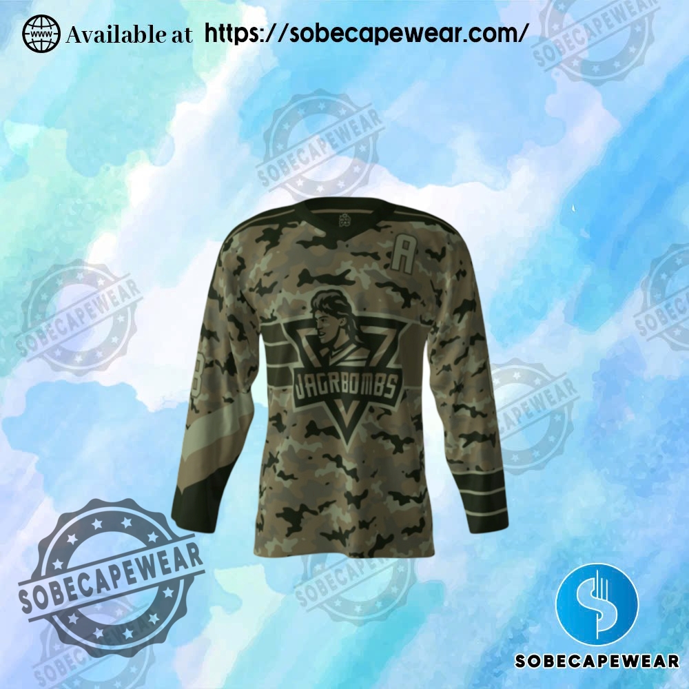 Latest Jersey Reveals That Are Turning Heads 25 Camouflage Hockey Jersey For Jagr Bombs Squad