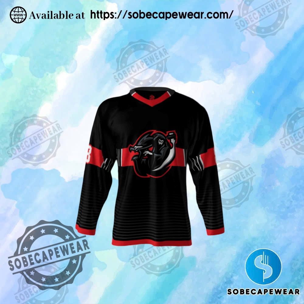 Latest Jersey Reveals That Are Turning Heads 33 Black Hockey Jersey Edition For Reapers Team