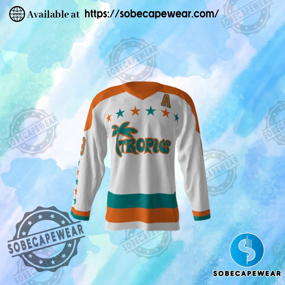Latest Jersey Reveals That Are Turning Heads 34 Tropicsinspired White Jersey For Hockey Players