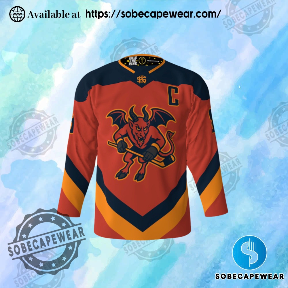 Latest Jersey Reveals That Are Turning Heads 39 Red Hockey Uniform For Leeds Devils Team