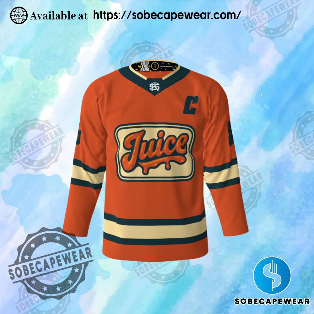 Latest Jersey Reveals That Are Turning Heads 41 Bright Orange Hockey Uniform For Juice Players