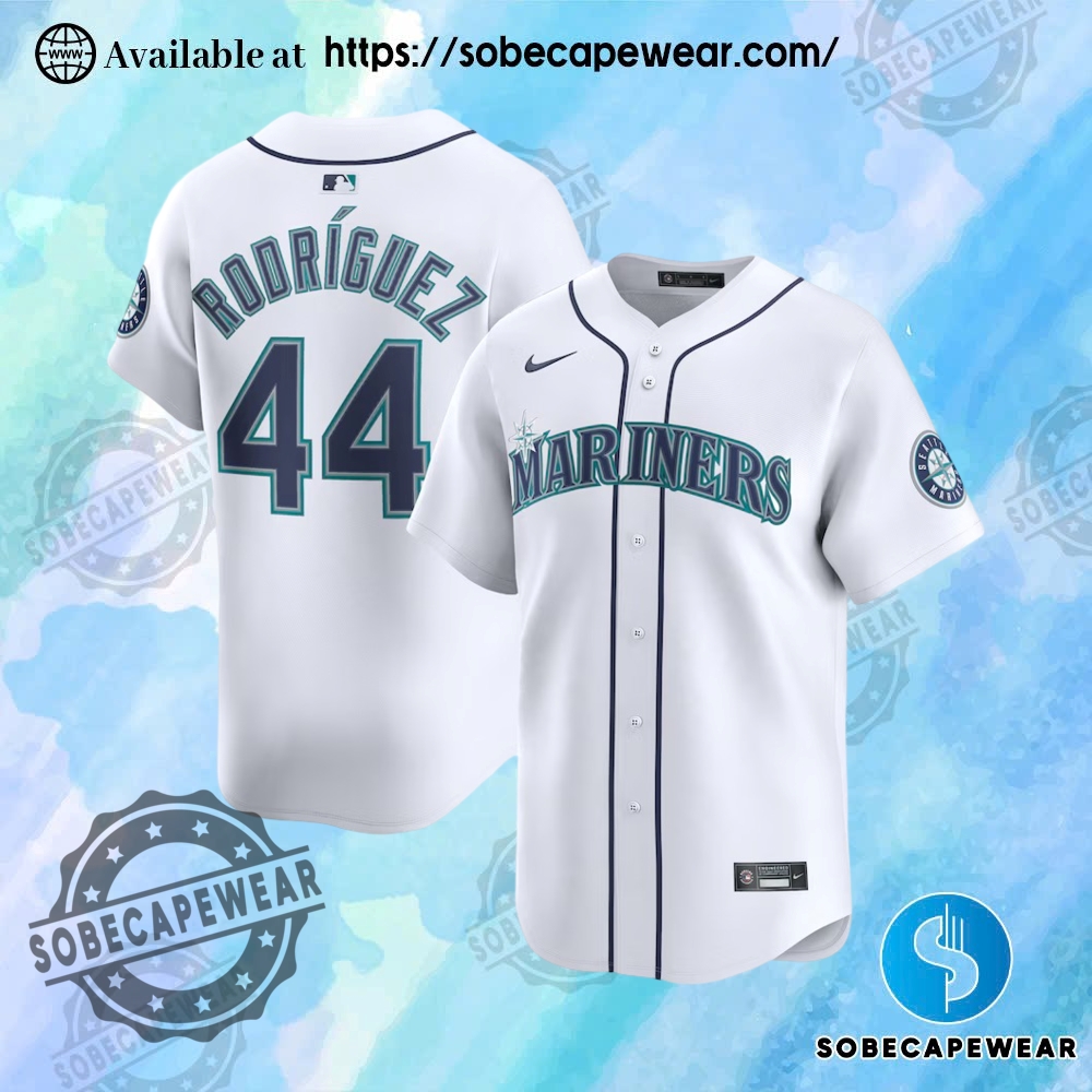 Just Released: Standout Jerseys of the Month 6 Julio Rodríguez Seattle Mariners Nike Home Limited Player White Jersey