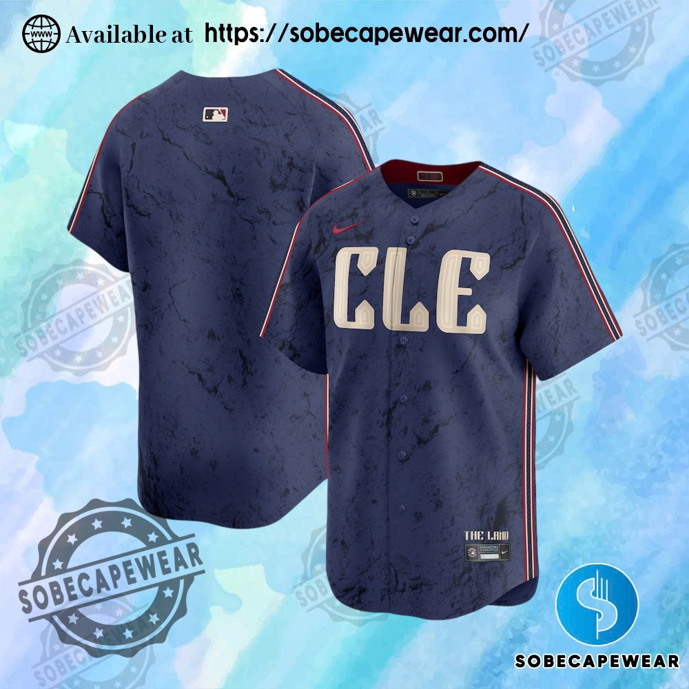 Just Released: Standout Jerseys of the Month 13 Cleveland Guardians Nike City Connect Limited Navy Jersey