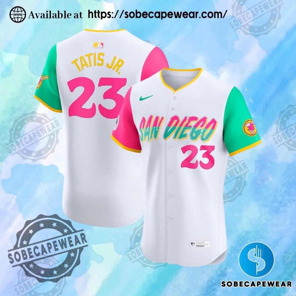 Just Released: Standout Jerseys of the Month 16 Fernando Tatis Jr. San Diego Padres Nike City Connect Sponsor Patch Elite Player White Jersey