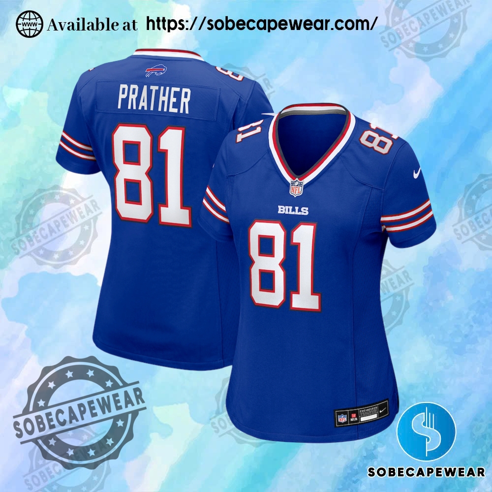 Just Released: Standout Jerseys of the Month 28 Kaden Prather Buffalo Bills Nike Womens Team Game Royal Jersey