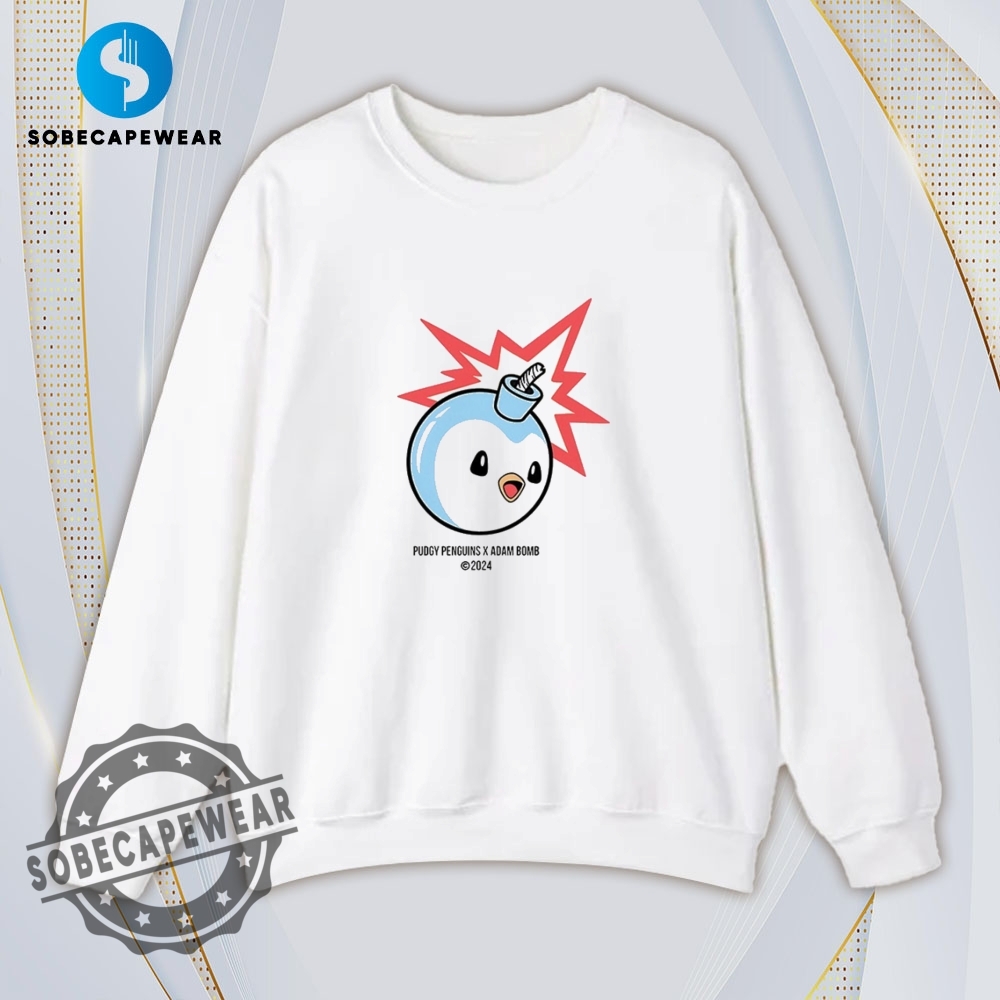 Pudgy Penguins X Adam Bomb 2024 Shirt Hoodie Sweatshirt Vintage 5 Pudgy Penguins X Adam Bomb 2024 Shirt Hoodie Sweatshirt Vintage