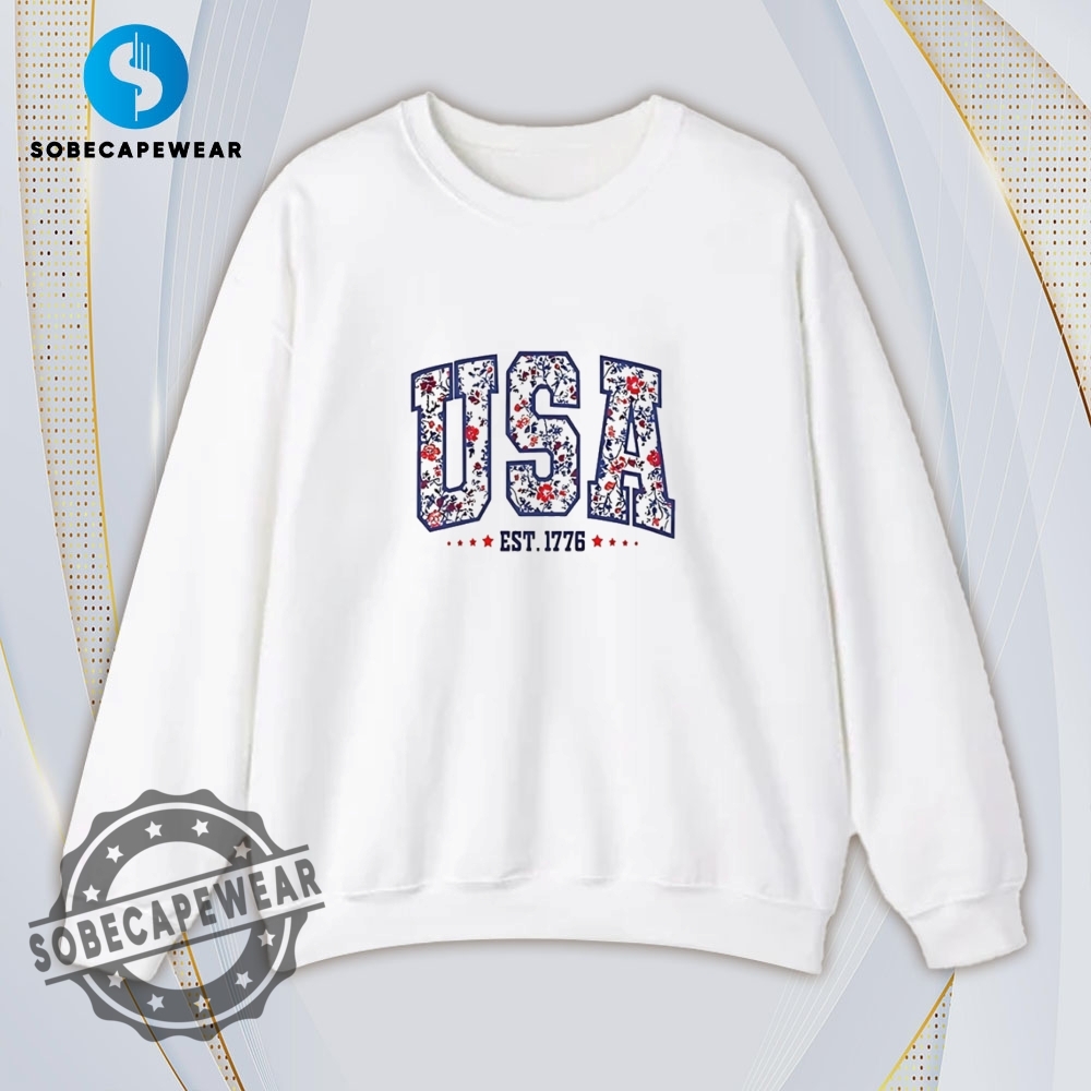 Usa Est 1776 Shirt Hoodie Sweatshirt Vintage 5 USA est 1776 Shirt Hoodie Sweatshirt Vintage
