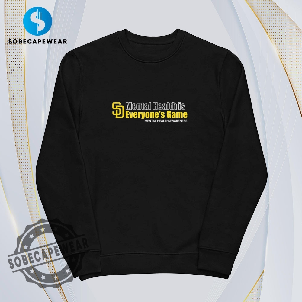 San Diego Padres Mental Health Is Everyones Game Shirt Hoodie Sweatshirt Vintage 5 San Diego Padres mental health is everyone’s game Shirt Hoodie Sweatshirt Vintage