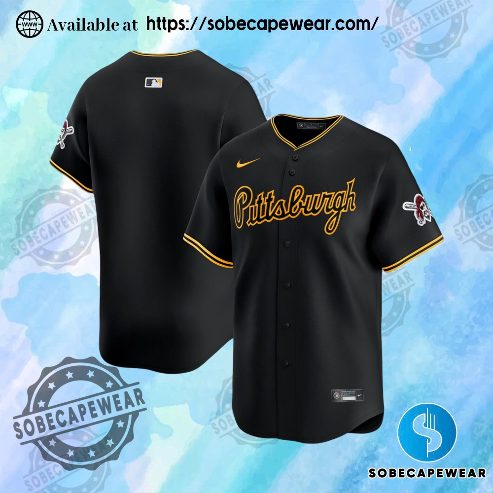 What’s New in Jerseys? A Full Rundown of Recent Launches 4 Pittsburgh Pirates Nike Alternate Limited Black Jersey