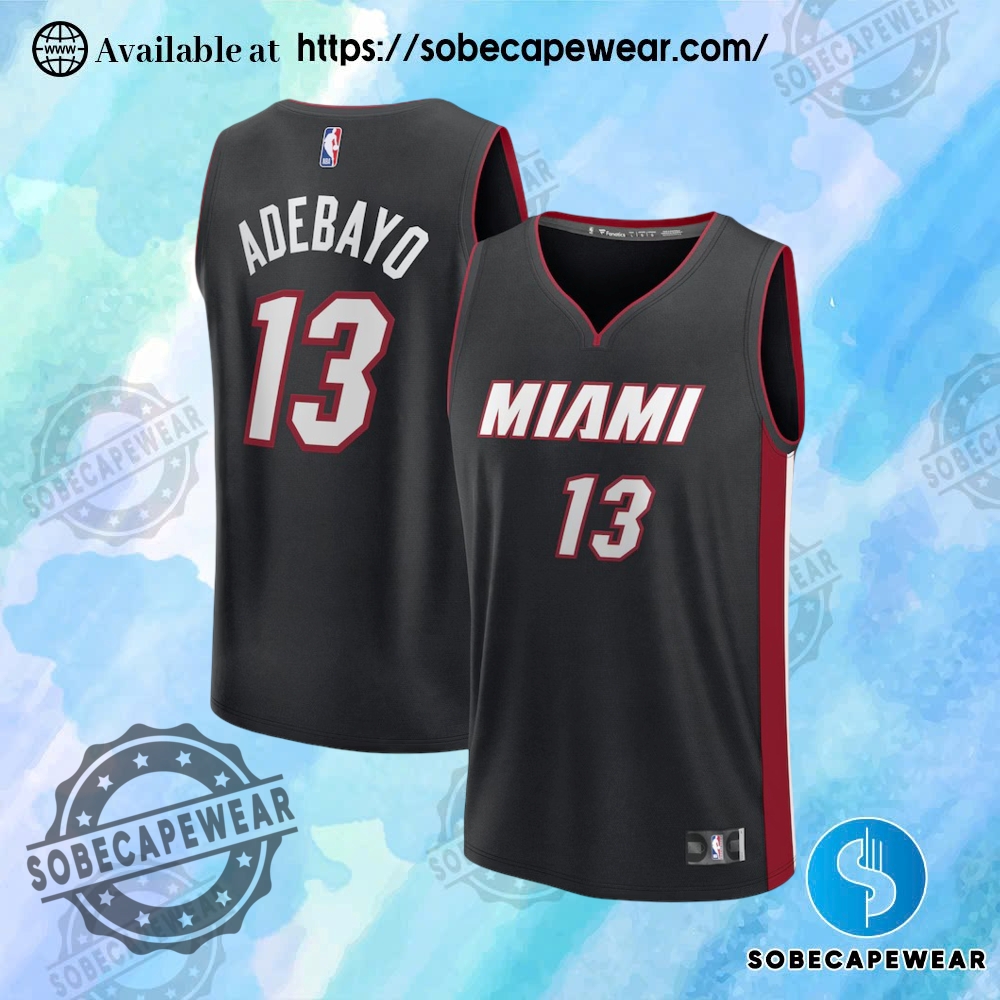 What’s New in Jerseys? A Full Rundown of Recent Launches 21 Miami Heat Bam Adebayo Fanatics Black Fast Break Replica Player Jersey